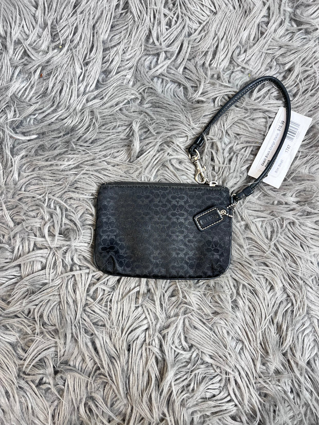 Coach Black Change Wallet