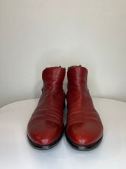 John Fluevog Red Leather Shoes