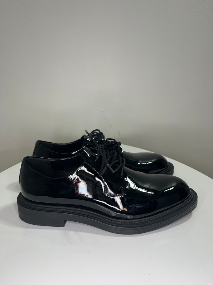 Calvin K. Blk Leather Shoes