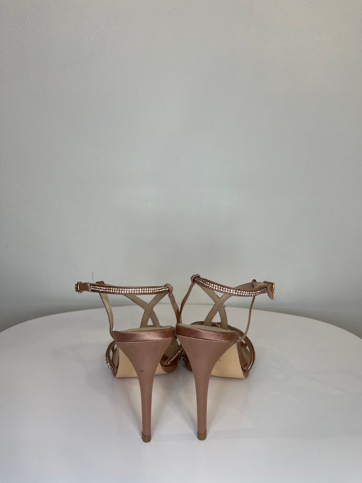 Le Chat. Blush Reinstone Heels