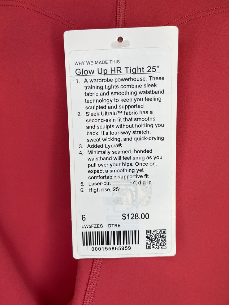 Lululemon Coral GlowUp Legging