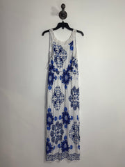 Papillon Wht/Bl Pattern Dress