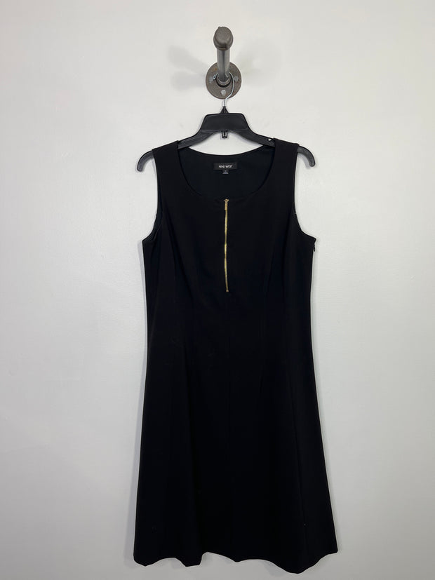 Nine West Black Zipper Dress