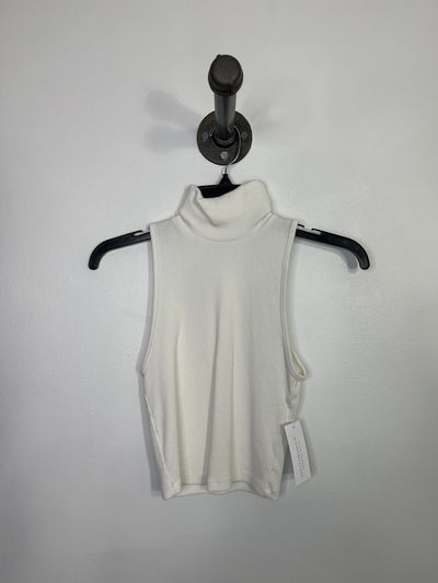 Zara White Turtleneck Tank