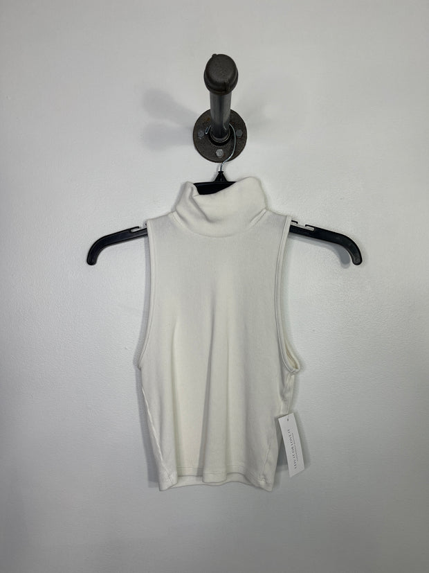 Zara White Turtleneck Tank