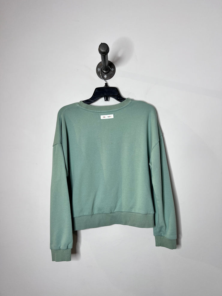 Girl Crush Green Crewneck