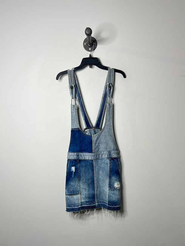 Free P. Denim Overall Dress