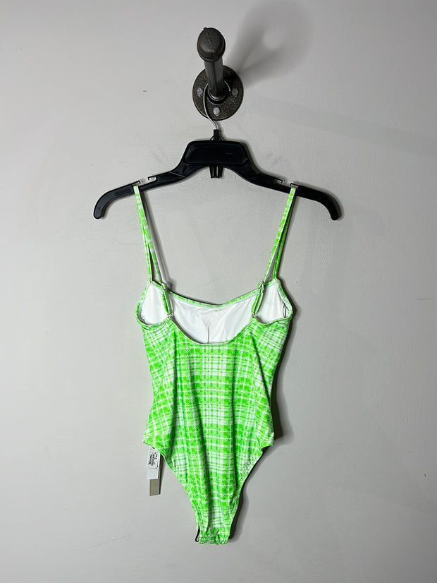 Top Shop Grn/Wht One-Piece