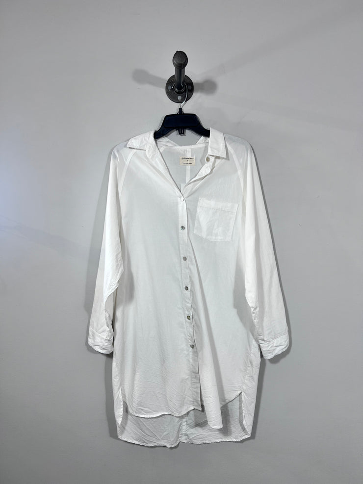 Camisa abotonada blanca de Jackson Rowe