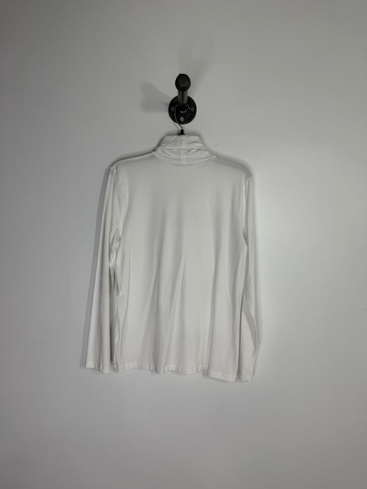 Joe Fresh White Lsv TurtleNeck