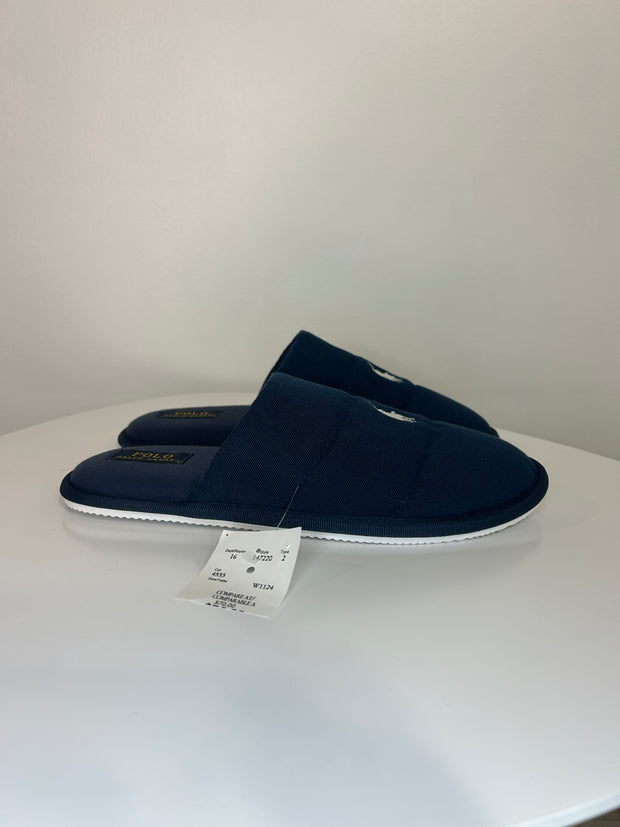 Ralph Lauren Navy Slippers