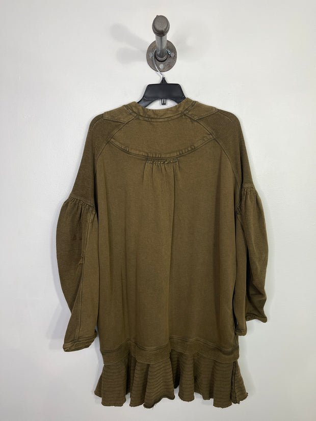 Free People Green Oversize Drs