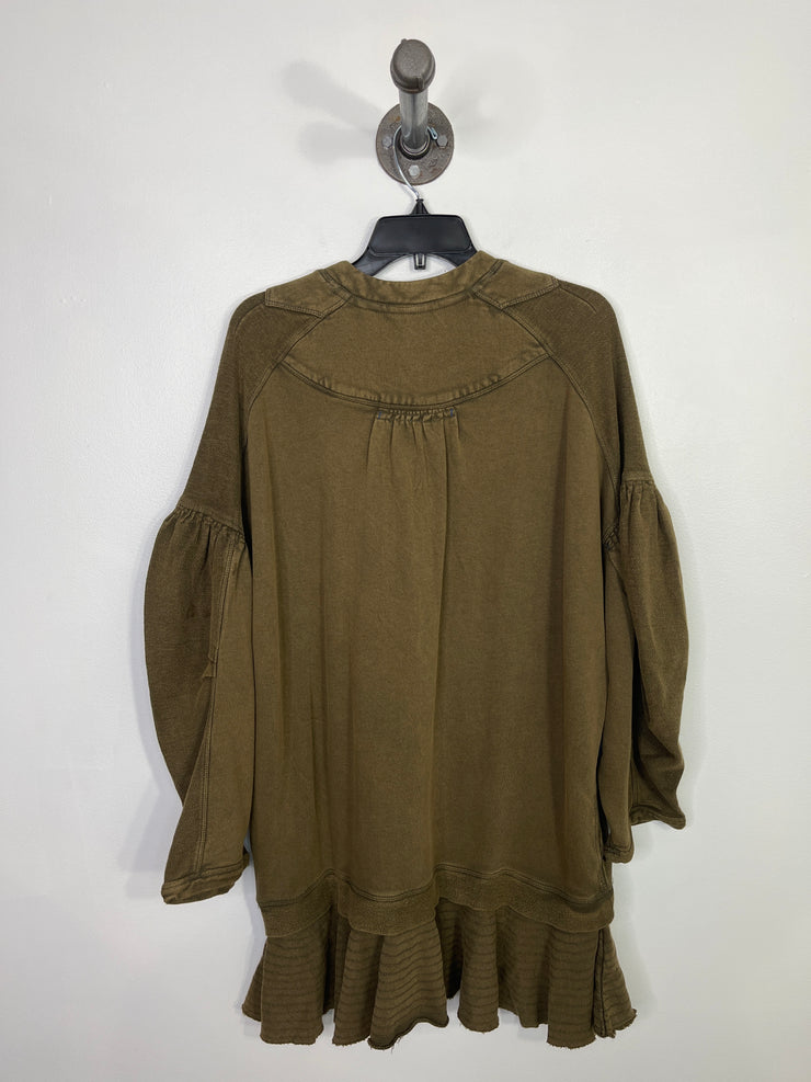 Free People Green Oversize Drs