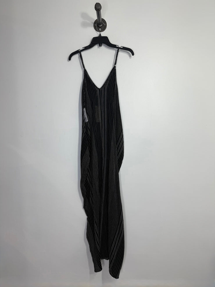 Elan Blk/Wht Maxi Dress