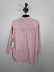 Maeve Pink Button-Up Blouse