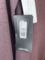 RW & CO Plum Button Blazer