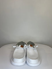 Hey Dude Wht Slip-On Sneakers