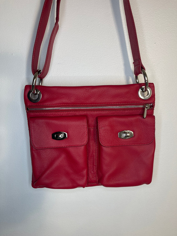 Danier Red Leather Purse