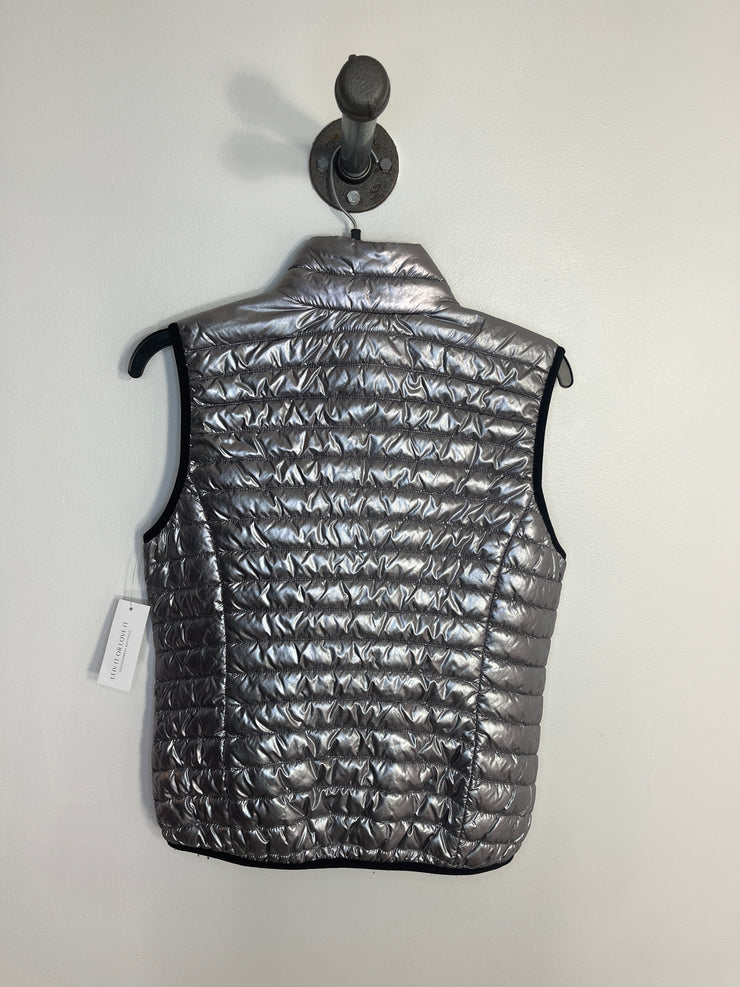 Joe Fresh Silver Puffer Vest