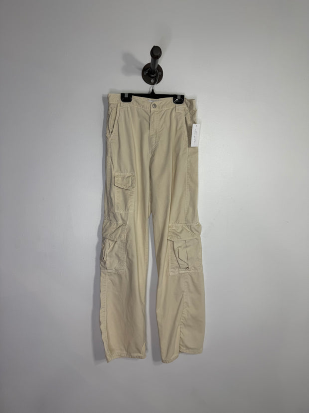 Zara Nude Cargo Pants
