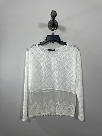 Dulcie White Lace Lsv Shirt