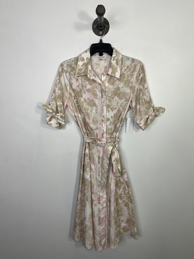 Calvin K. Bg/Pnk Floral Dress