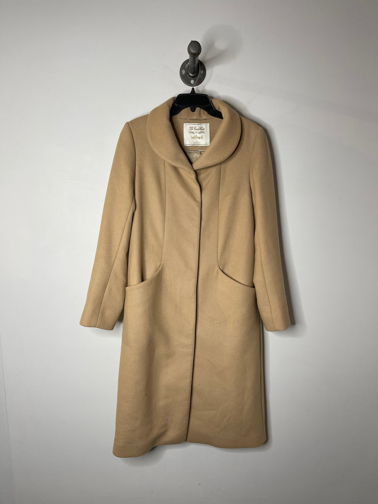 Wilfred Beige Wool Peacoat