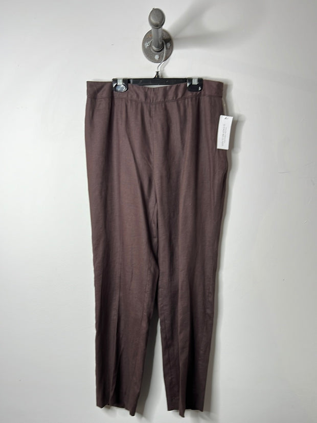 Precis Brown Linen Pants