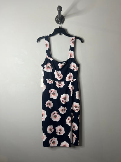 Babaton Navy Floral Dress