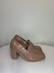Fioni Mauve Heel Loafers