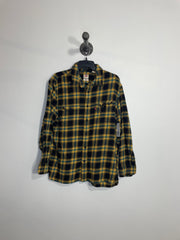 Chemise boutonnée en flanelle jaune Levi's