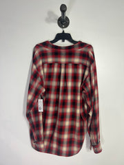 Gap Red Plaid Button Up