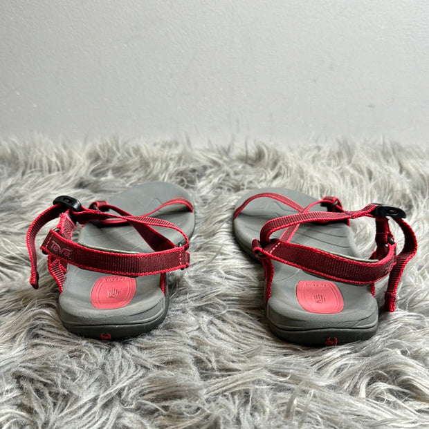 Teva Grey/Red Water Sandals