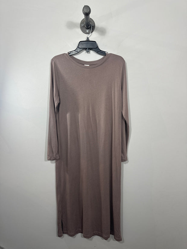 H&M Taupe Lsv Maxi Dress