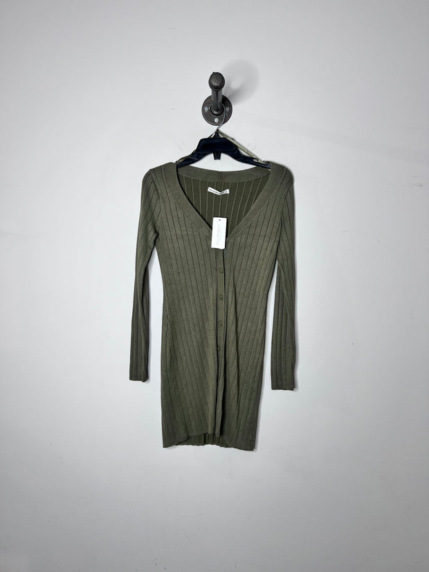 Abercrombie Green Rib Dress