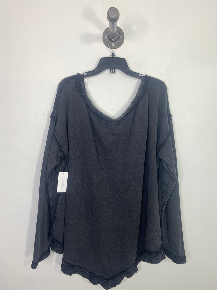 Free People Black Sweater