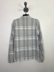 Lululemon Grey Plaid Button Up