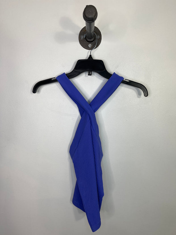 Design Lab Purple Ribbed Tank