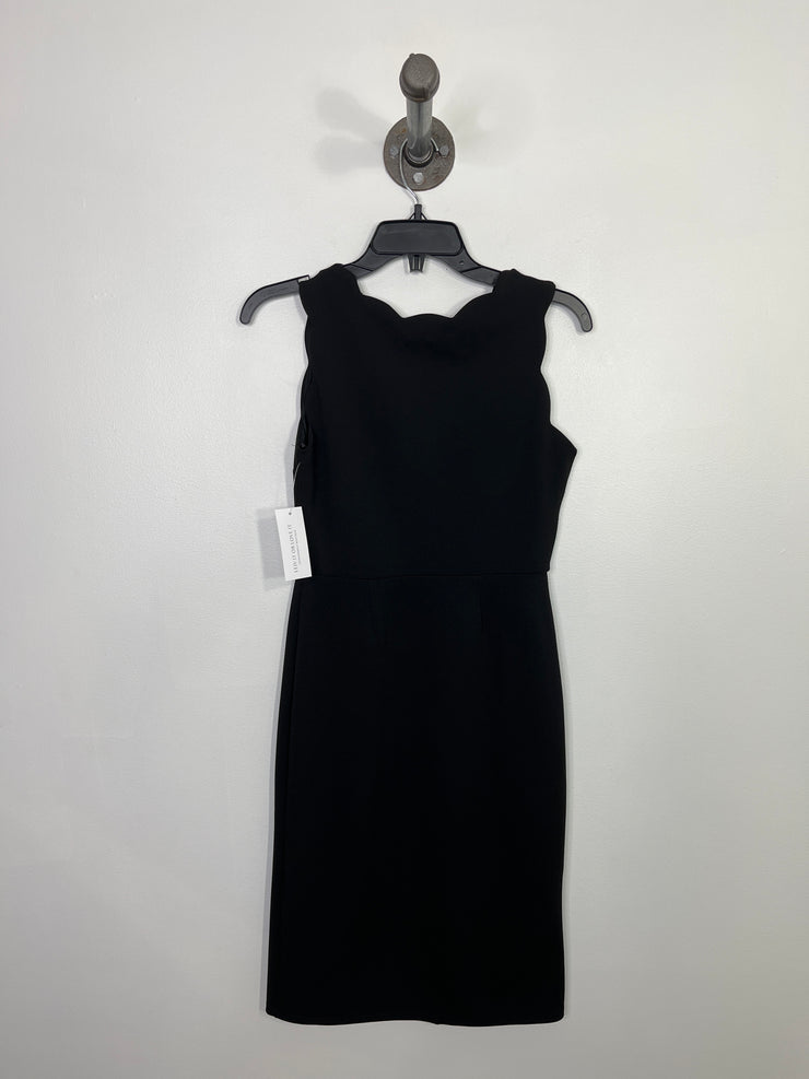 Monteau Black Midi Dress