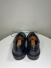 Allen E. Blk Leather Drs Shoes