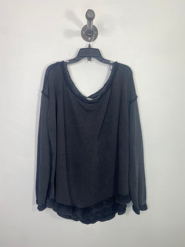 Free People Black Sweater