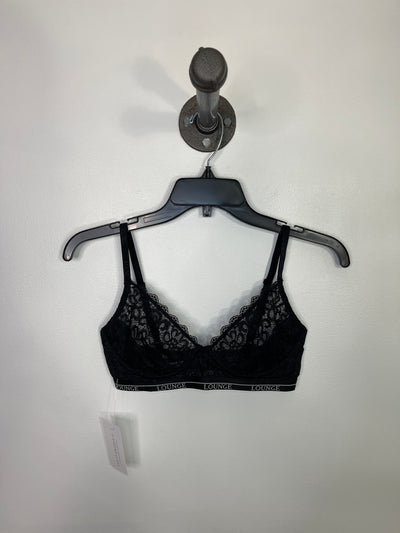 Lounge Black Lace Bra