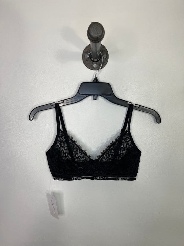 Lounge Black Lace Bra