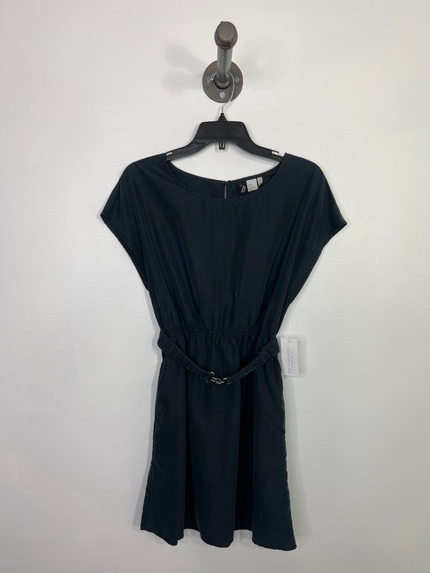 Divided Black Casual Dress