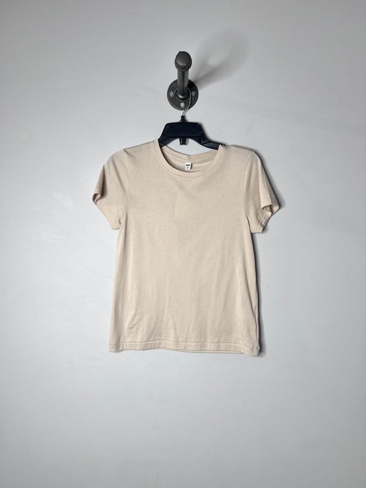 T-shirt Uni Qlo beige