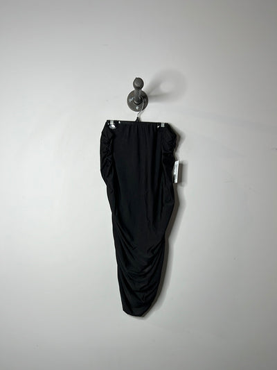 Zenobia Black Scrunch Skirt