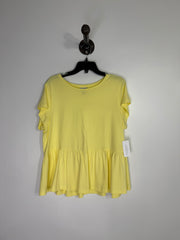 Aware Yellow Short Sleeve Top