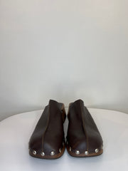 MNG Brown Mule Loafers