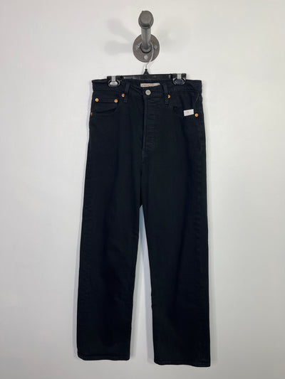 Levi's Blk Straight Leg Jeans