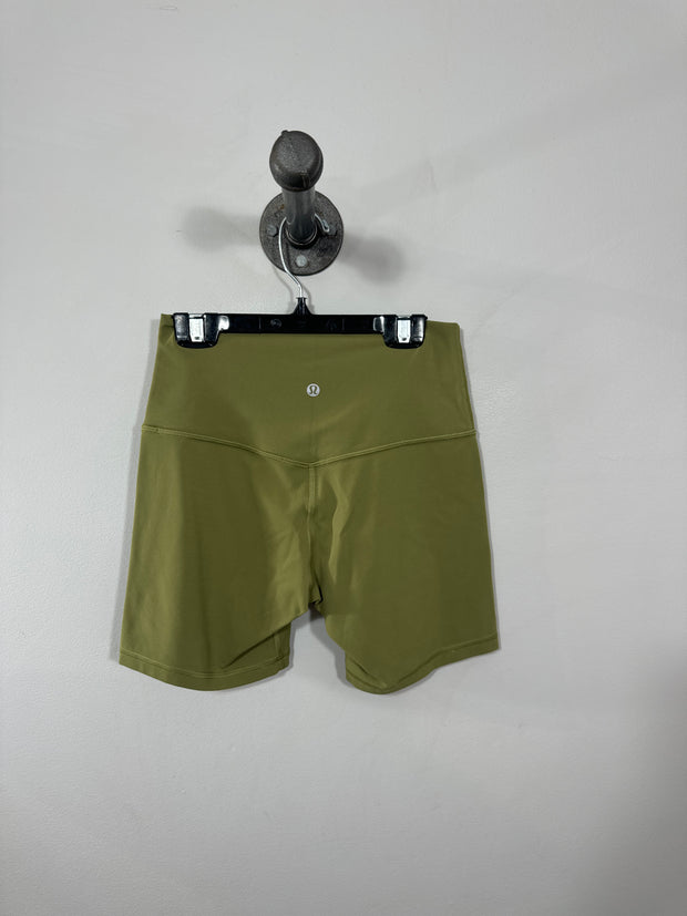 Lululemon Green Biker Shorts